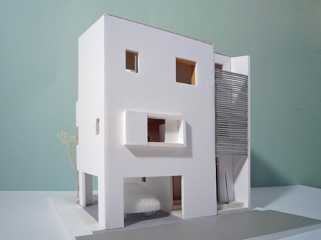 鶴瀬の二世帯住宅 1／50模型 | 東京の建築家 設計事務所アーキ